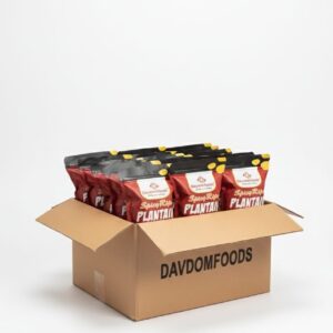 60pcs 150g Description: Plantainchips either ripe or Unripe