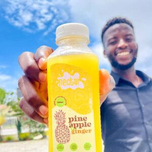 Fresh Pineapple Juice with Ginger (50cl) | 100% Natural Cold-Pressed Juice