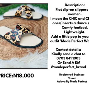 Flat slip on for women